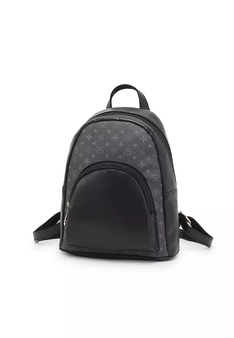 Women's Monogram Mini Backpack - Black