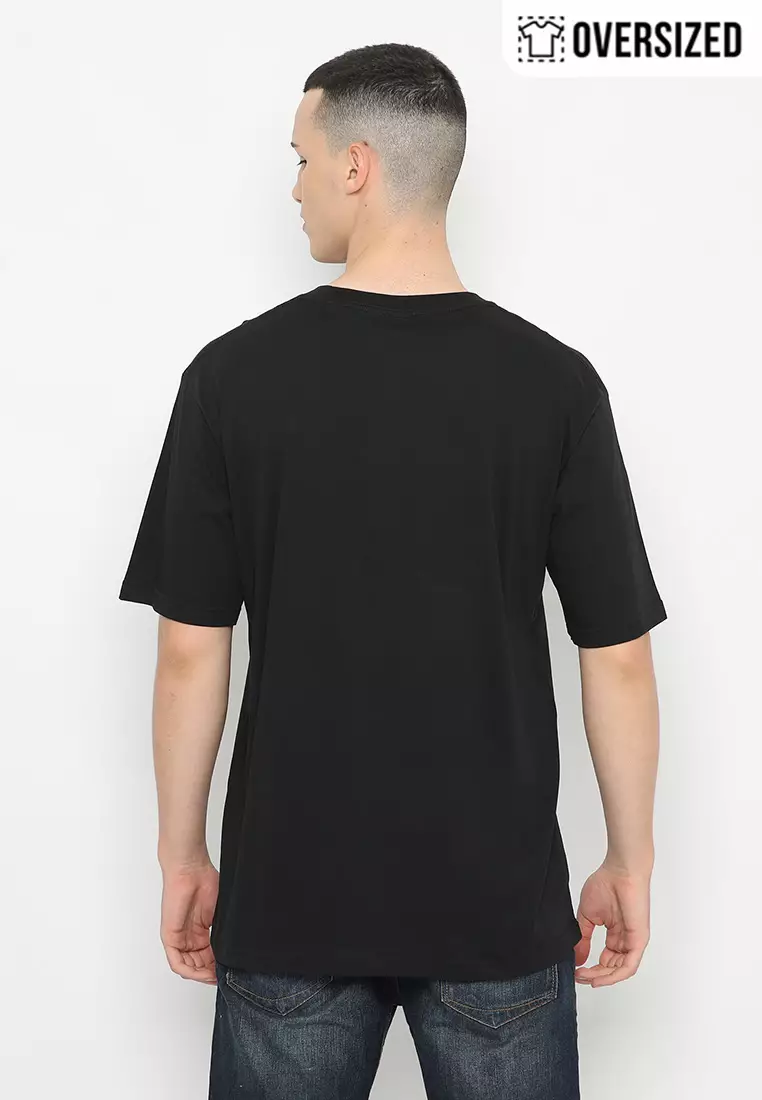 POLICE T-Shirt Cotton Combed Oversized Pria 2079180191