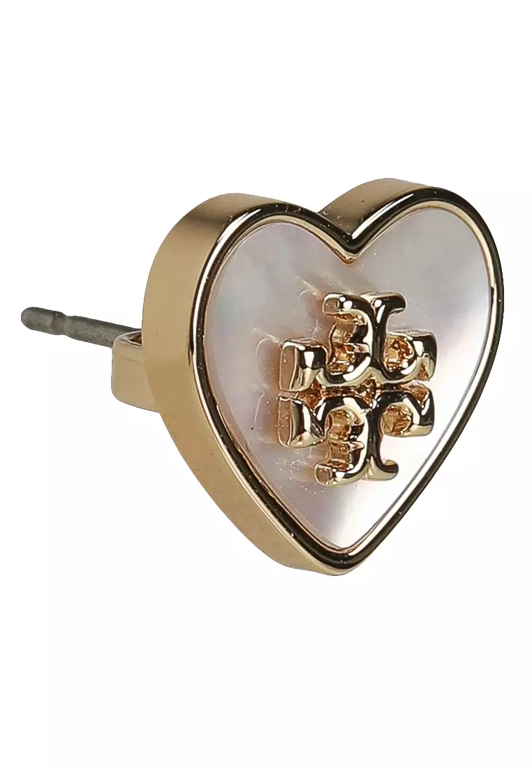 TORY BURCH ロゴ KIRA HEART STUD ピアス Kira Heart Stud Earrings: Women's Designer Earrings | Tory Burch