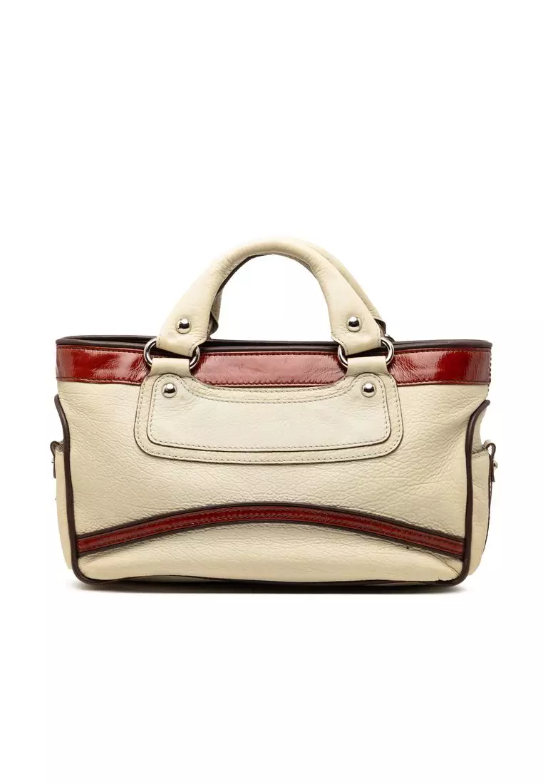 バッグ CELINE TRIOMPHE LEATHER BOOGIE HAND BAG Buy CELINE Pre-Loved Celine Tricolor Leather Boogie Handbag 2026