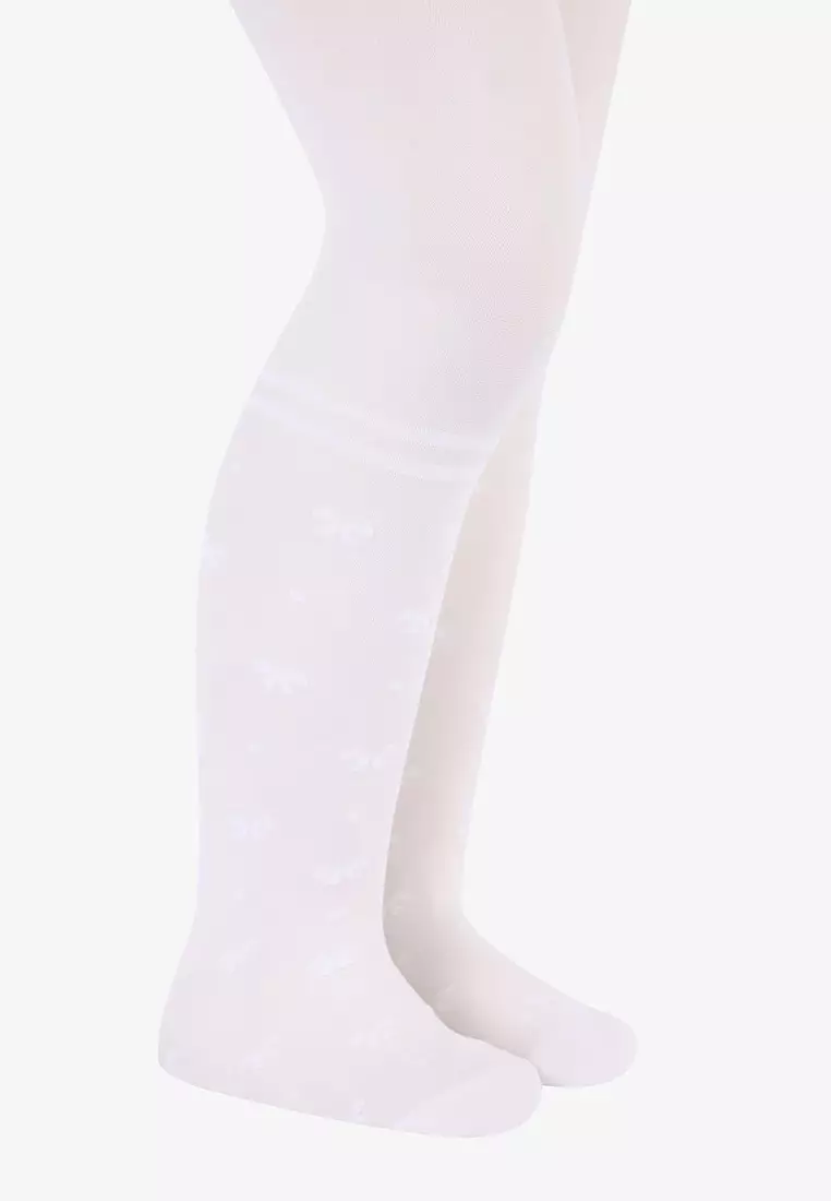 Pretty Bowtie Stripe Tights