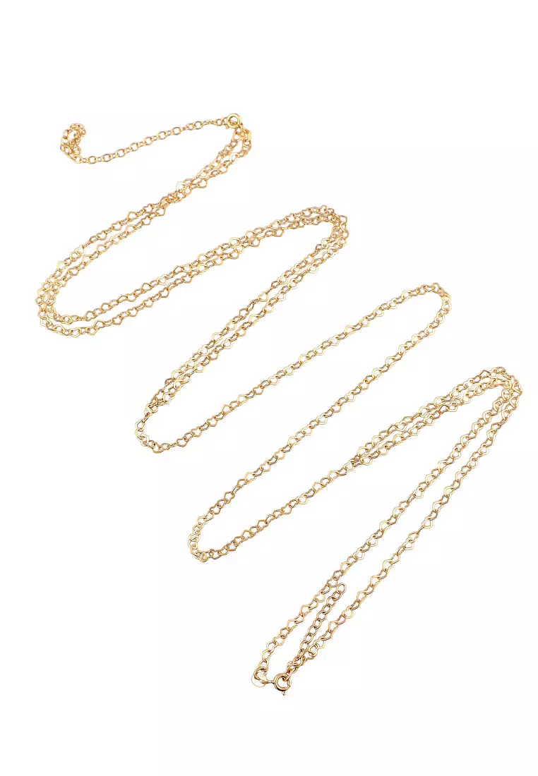 Aksesoris Perhiasan Perak 925 Wanita Body Chain Gold Plated