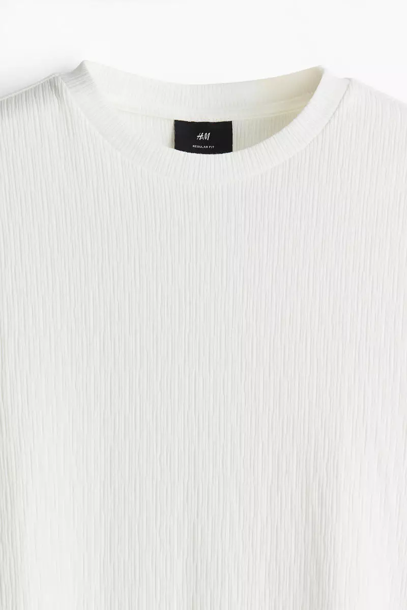 Regular Fit Textured T-shirt