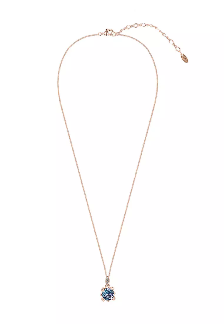 [ Alexandrite Collection ] La Tira Alexandrite Pendant Silver S925 RG - Kalung by Her Jewellery