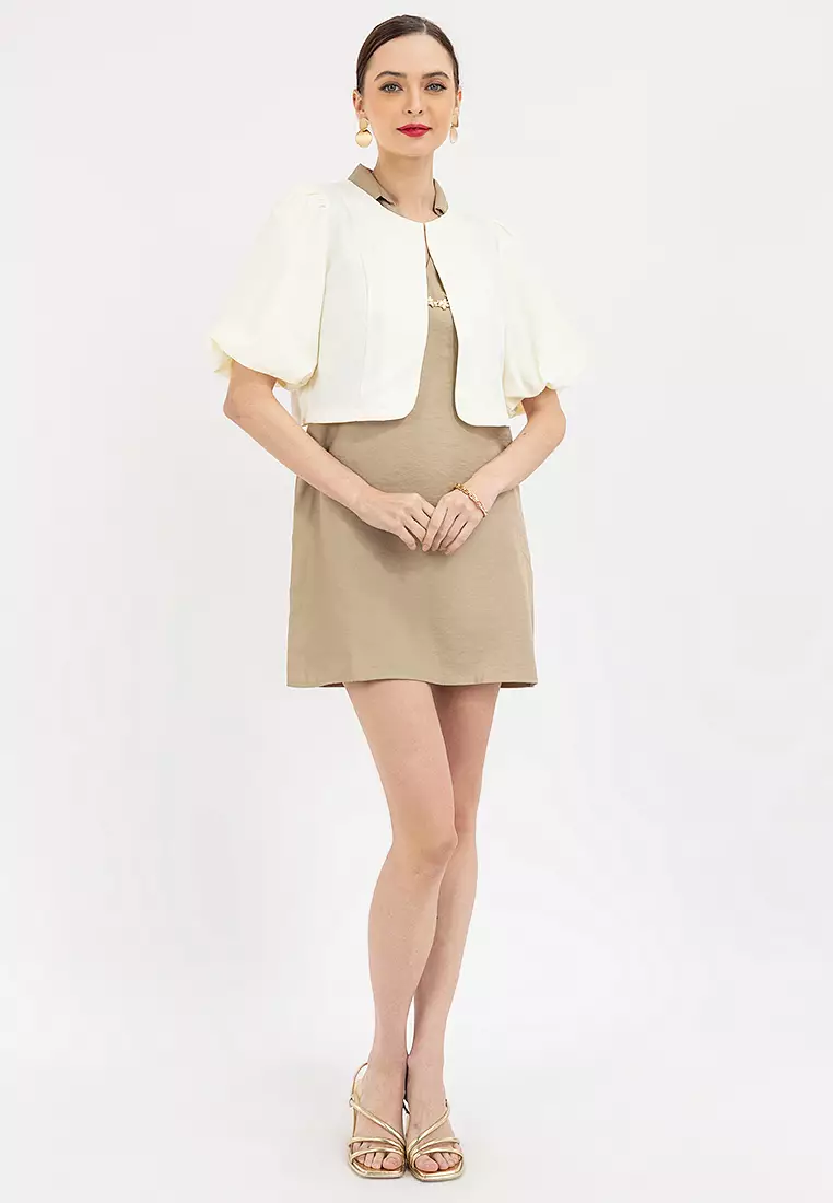 DALTON Bubble Sleeves Bolero