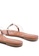 London Rag brown Clear Buckled Quilted Slides in Tan EACC5SH250D2C2GS_3