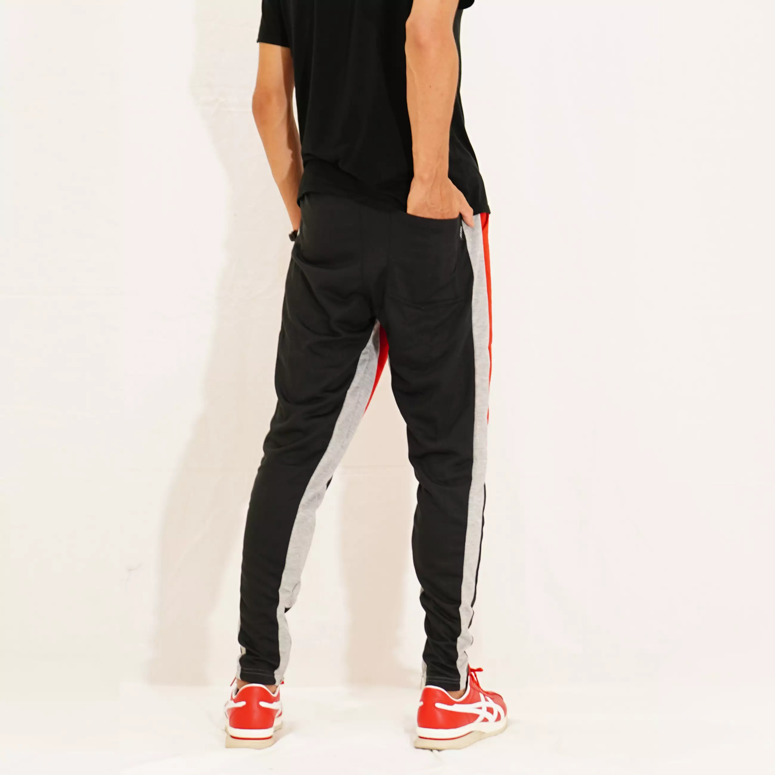 RONALDO Celana Joger Pria Jogger Pants Pria Variasi Warna - MERAH
