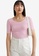 H&M pink Low-Necked Cotton Top FCF43AA971CA82GS_1