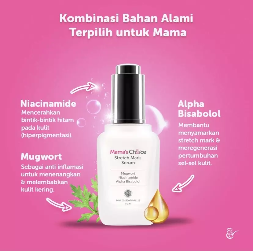 Mamaschoice Stretch Mark Serum - Serum Penghilang Strecthmark Ibu