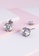 Krystal Couture gold KRYSTAL COUTURE Solitaire Studs Embellished with Swarovski® crystals-White Gold/Clear 48485ACE919F0EGS_2