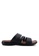 Louis Cuppers black Triple Strap Sandals 23F25SH07ACC4AGS_1
