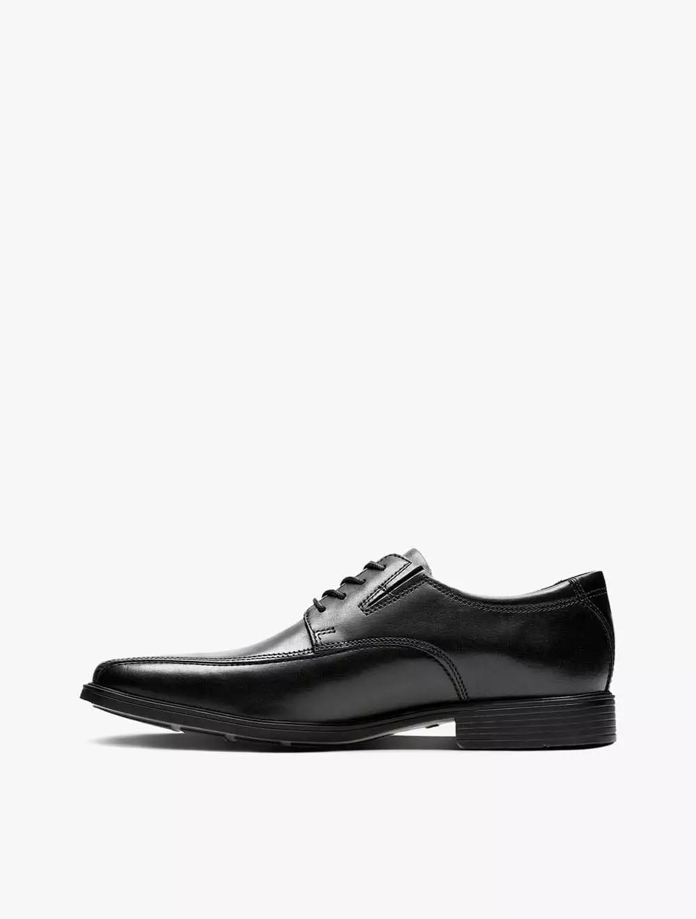 Clarks Tilden Walk - Black Leather - Black Leather