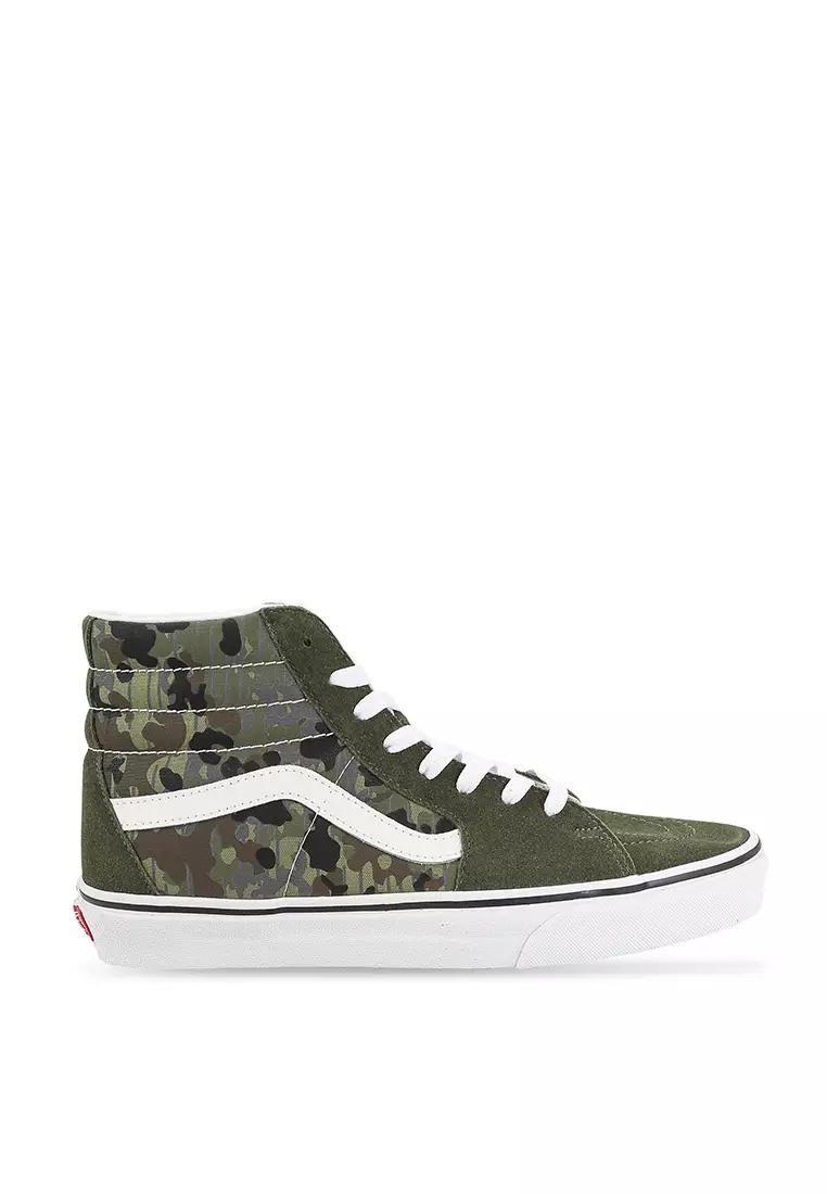 Camo vans sales high tops