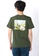 CHUMS green CHUMS Mountain Logo T-Shirt - Khaki 377BBAA17B0A1EGS_3