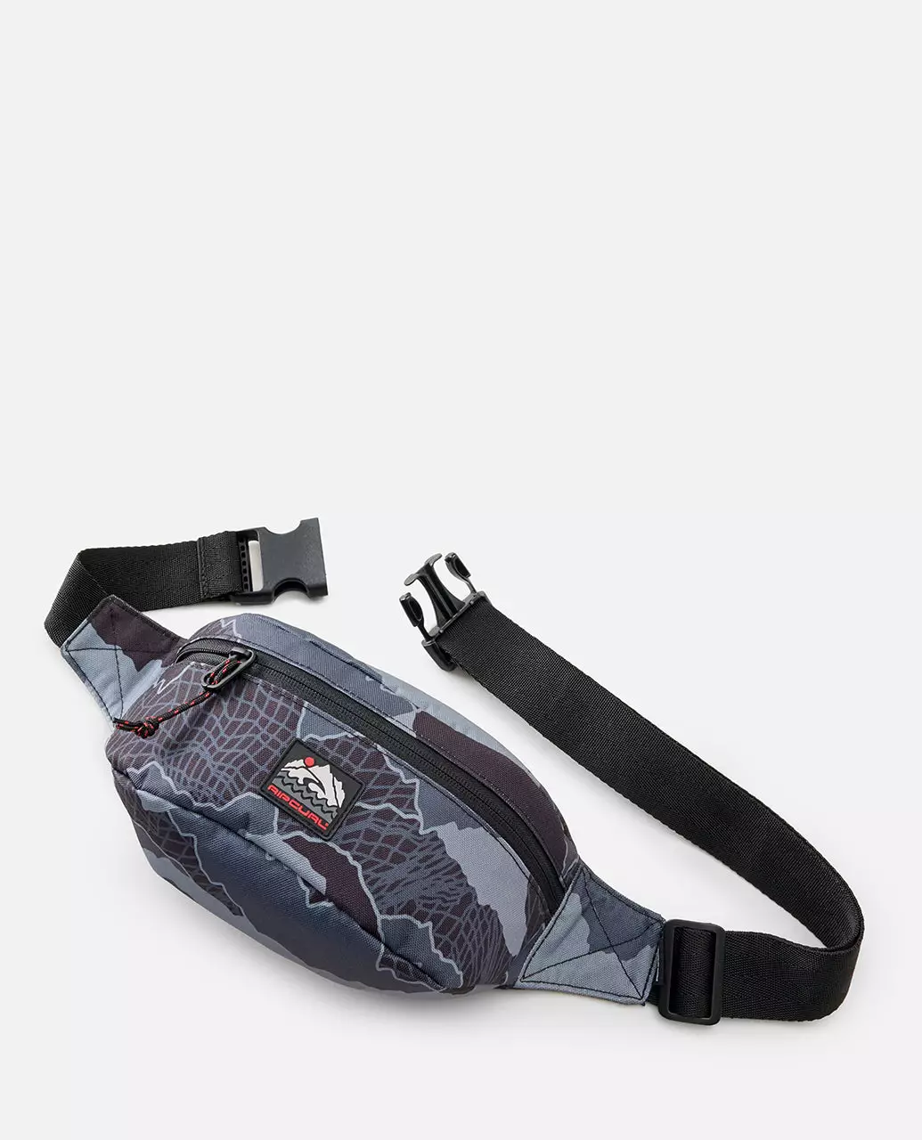 Rip Curl Men Search Camo Waist Bag - Black/Grey