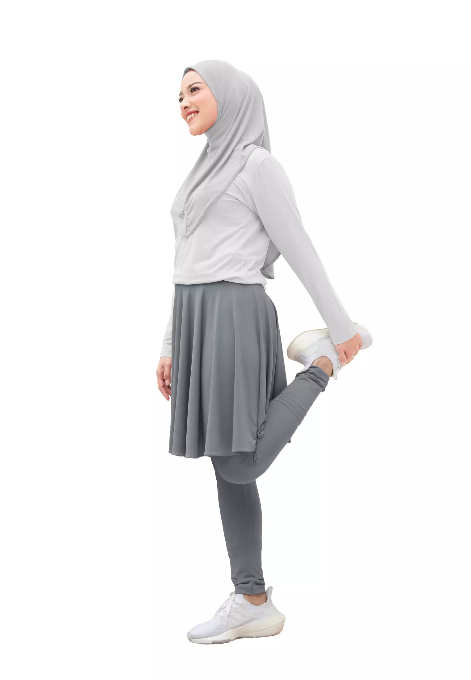 Zelena - Chahra Leggings Skirt | Celana Olahraga Legging Rok Wanita - XL