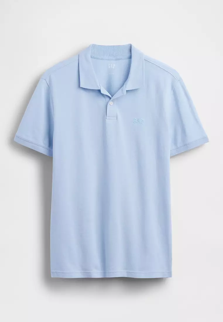 Logo Pique Polo Shirt