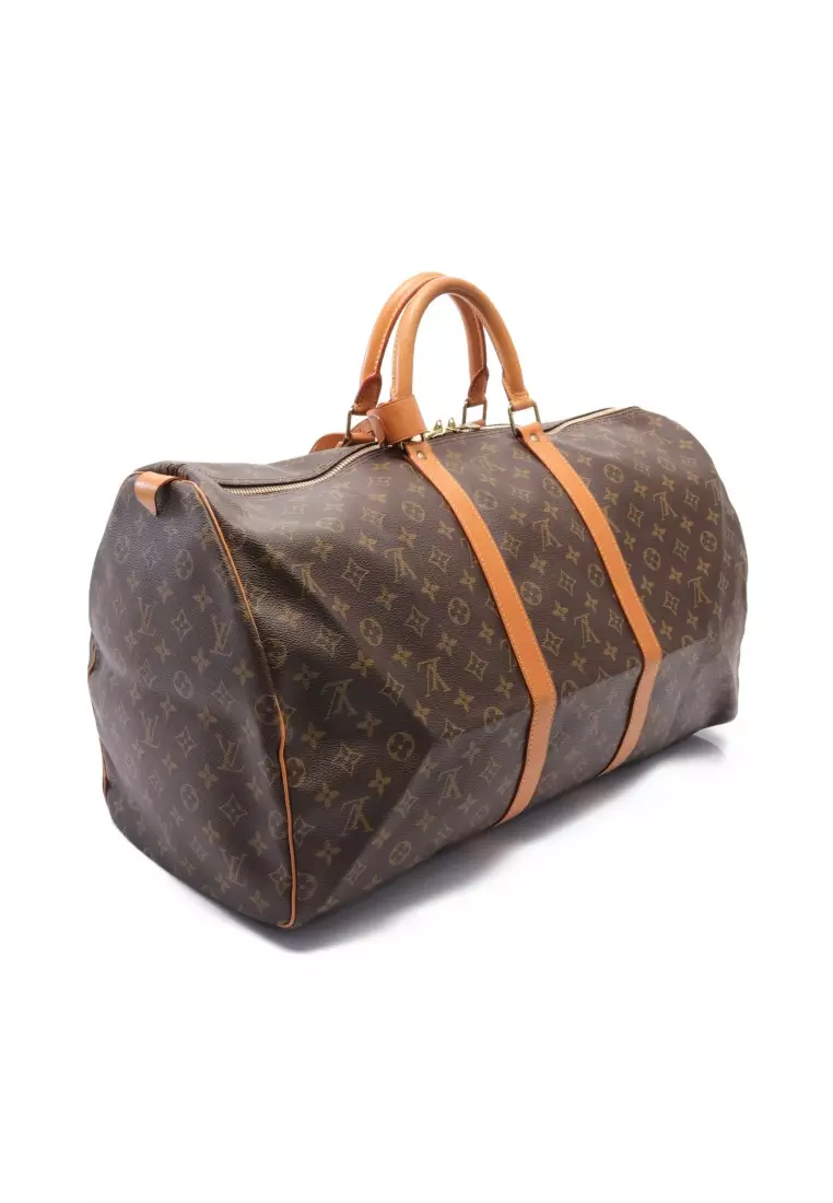 Buy Louis Vuitton Pre-loved LOUIS VUITTON Keepall 55 monogram Boston bag  PVC leather Brown 2023 Online
