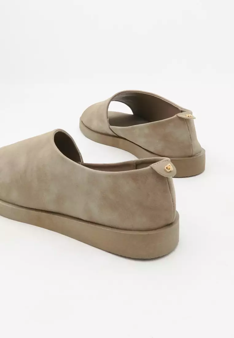 Slide On Flat Sandals
