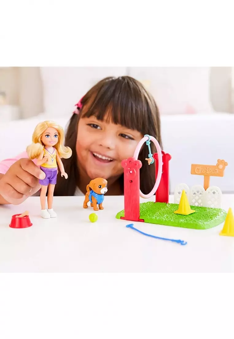 Chelsea Can Be Dog Trainer Playset with Blonde Chelsea Doll (6-in)