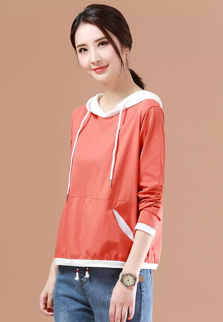 Girls hot sale hooded shirt