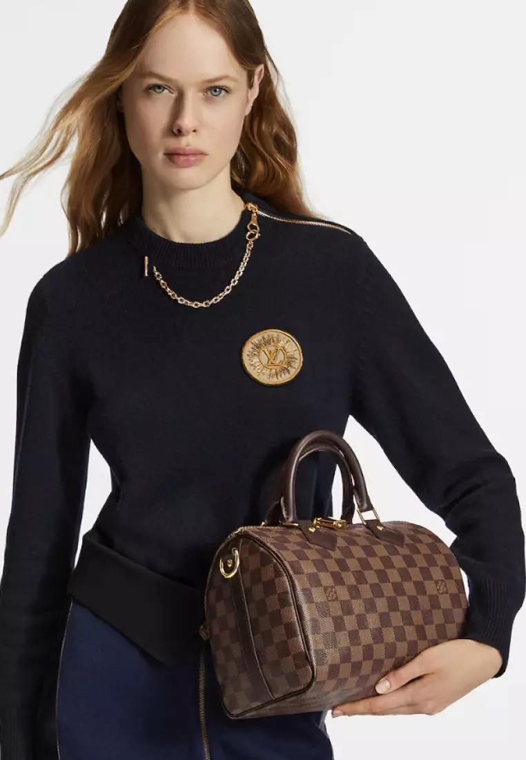 Louis vuitton speedy bandouliere 25 damier ebene deals