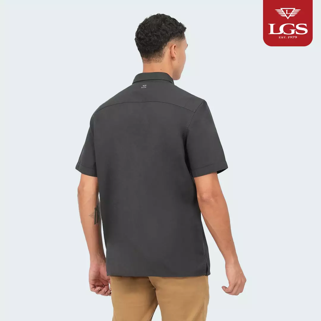 LGS - Kemeja Basic Pria - Lengan Pendek - Katun - Reguler Fit - CSH.271.S2074.255.C