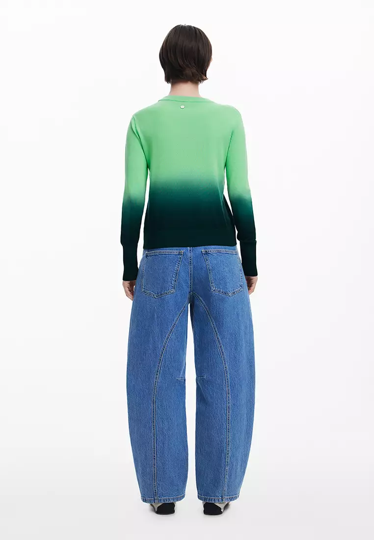 Gradient lightweight sweater