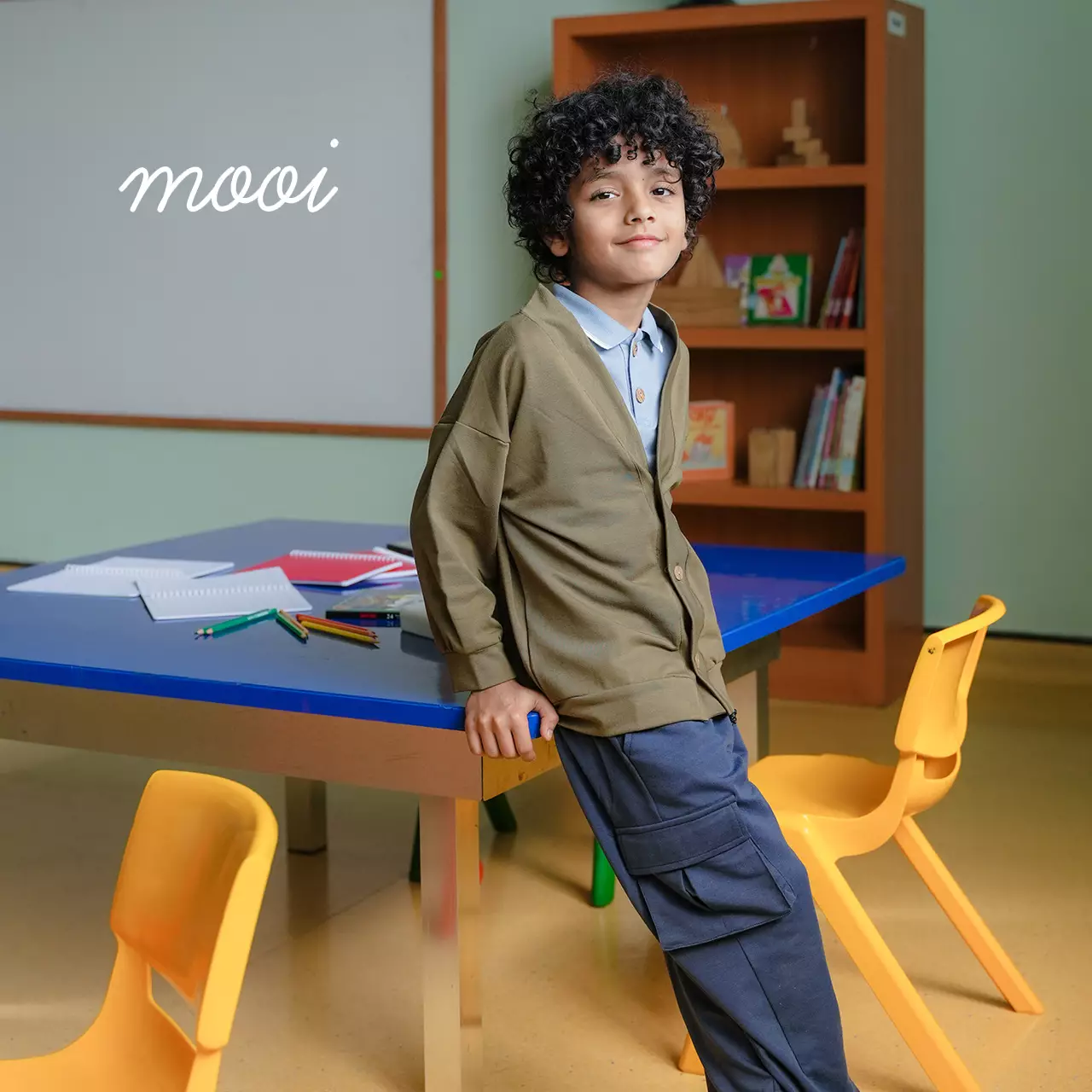 Mooi Cardigan Anak Nicki Cardigan - Black