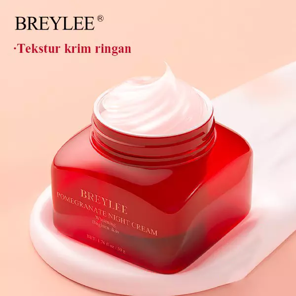 [BPOM] BREYLEE Pomegranate Night Cream - Mencerahkan (50 Gr)