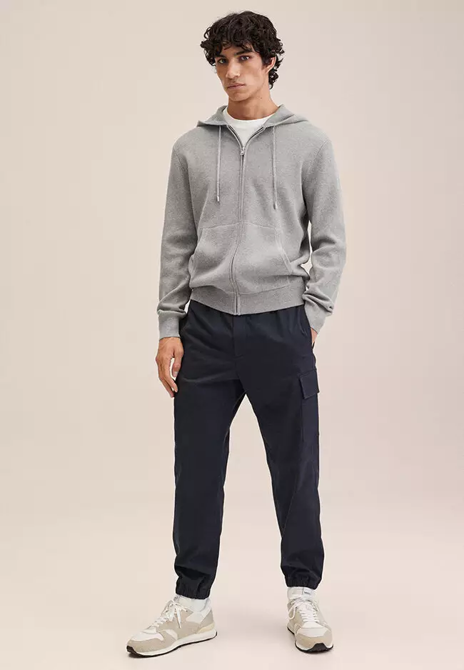 Mango hooded cardigan shop