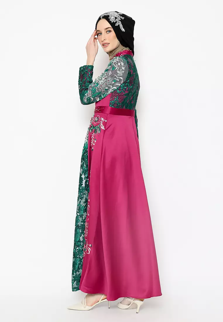 Bibiq Gamis Satin Organza