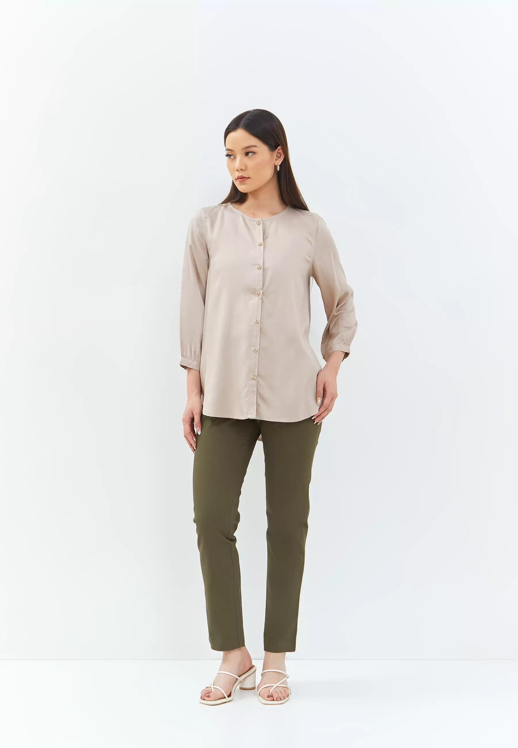 Arwen Warm Peach Blouse (G.13134)