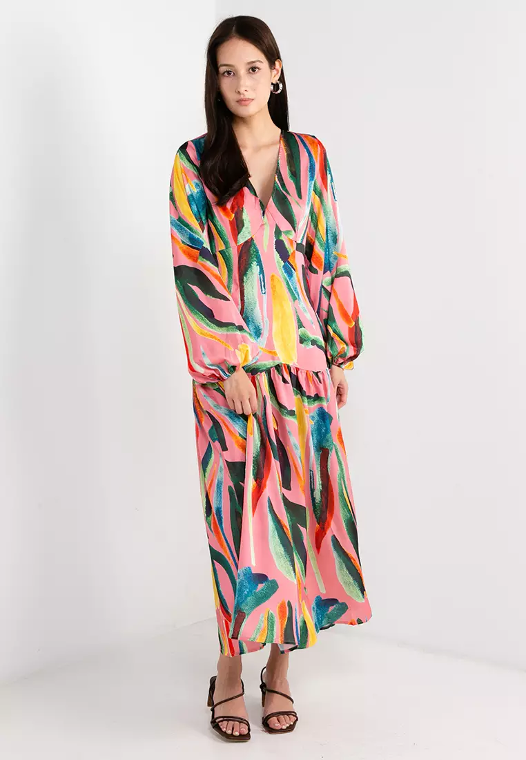 Buy Never Fully Dressed Tropical Sophie Dress 2024 Online | ZALORA ...