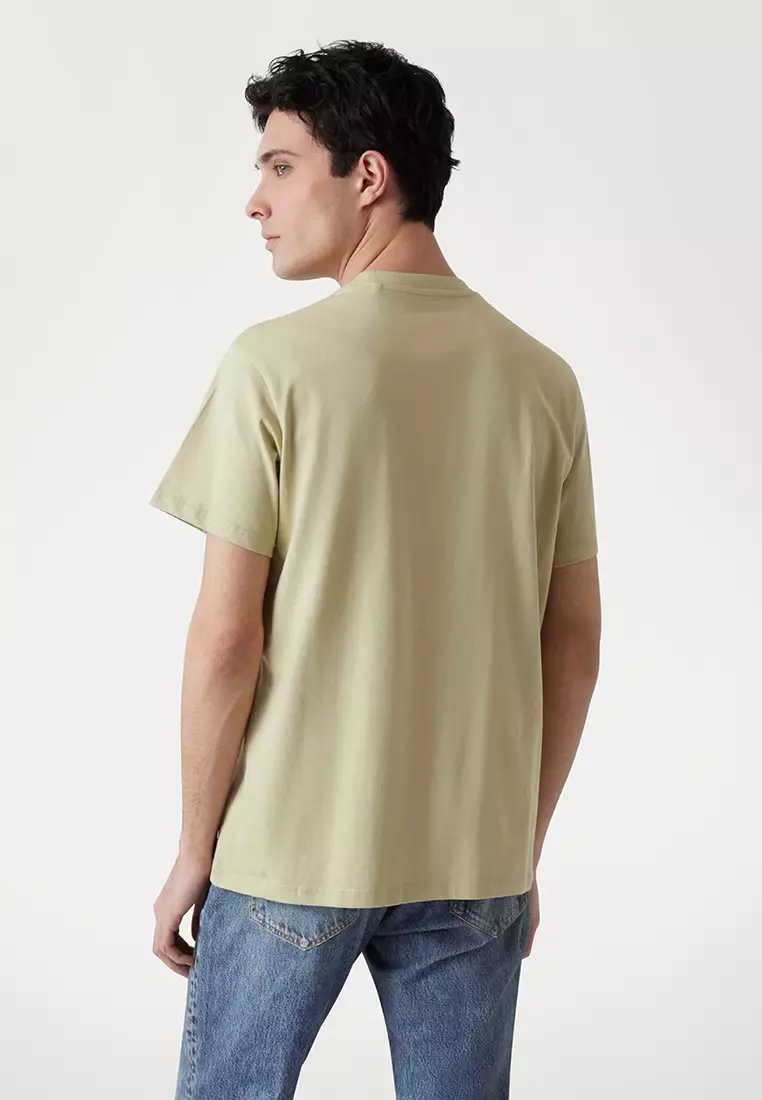 Eco Flower Embroidered Logo Tee