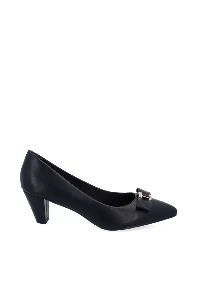 Discount on Carlo Rino  shoes - SKU: Black Vella Pumps