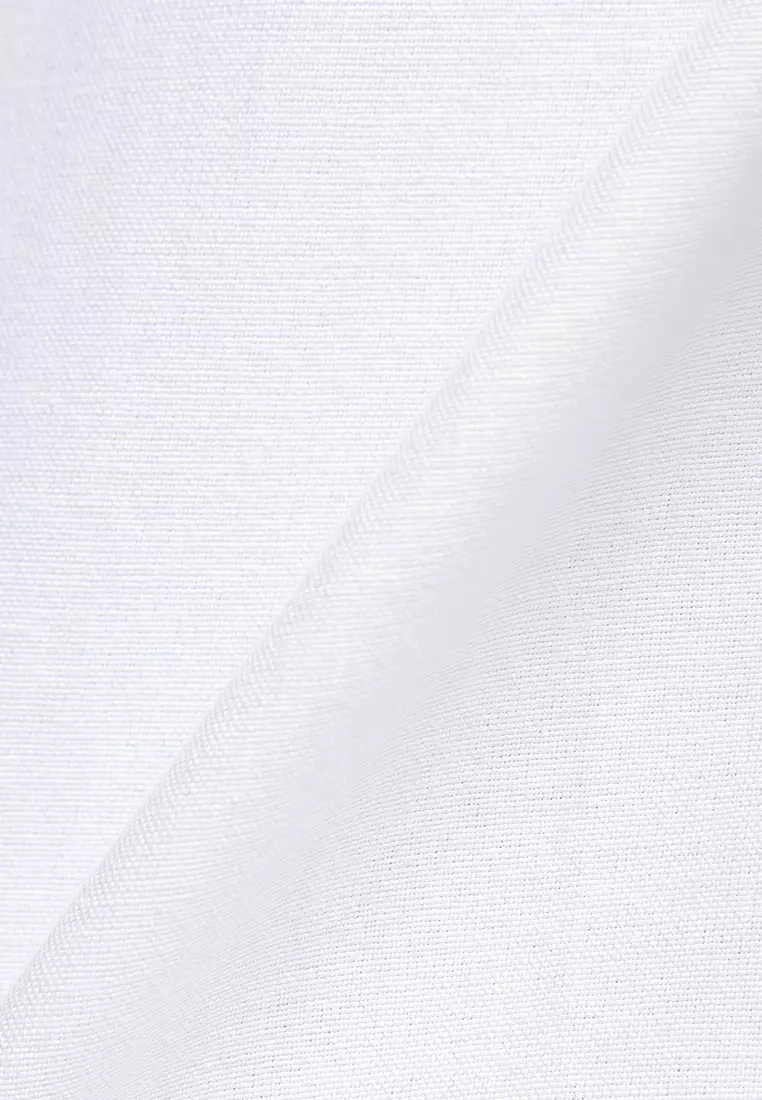 Manzone Kemeja Lengan Panjang Pria Slim Fit Foxy - White
