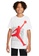 Jordan white Jordan Boy's Jumpman Stack Up Short Sleeves Tee - White 5DADAKA8C18416GS_1