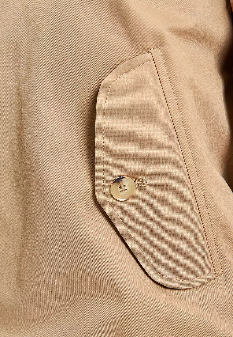 Signature Check Lined Harrington Jacket