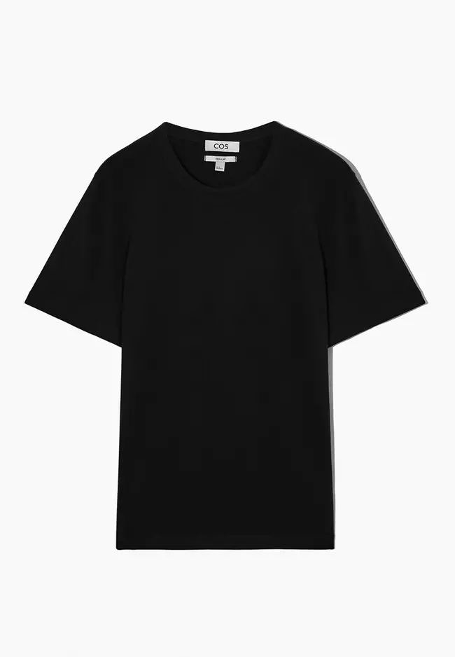 Buy COS Regular-Fit Brushed Cotton T-Shirt 2024 Online | ZALORA Singapore