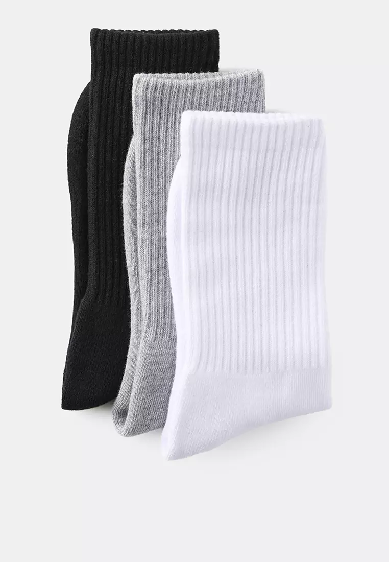 3-Pack Essential Crew Socks