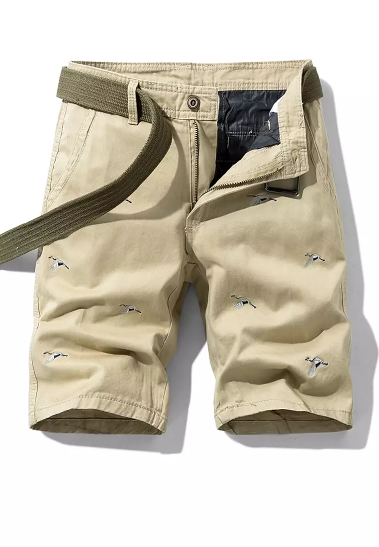 Twenty Eight Shoes Embroidery Cotton Casual Shorts GJL17552