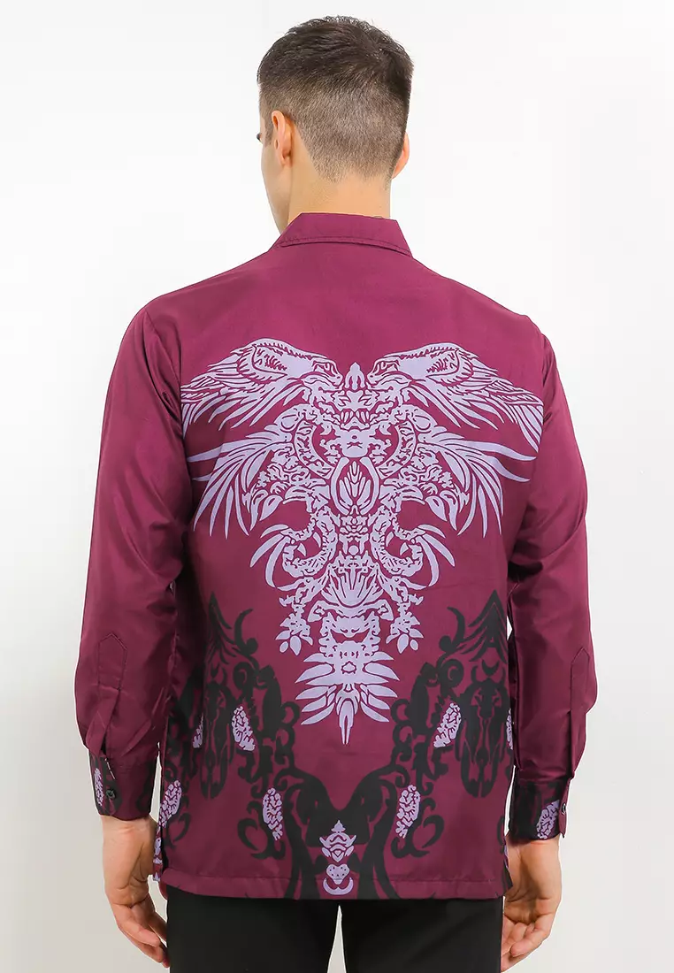 Adiwijaya Kemeja Batik Exclusive Premium Pria Casual Modern Lengan Panjang