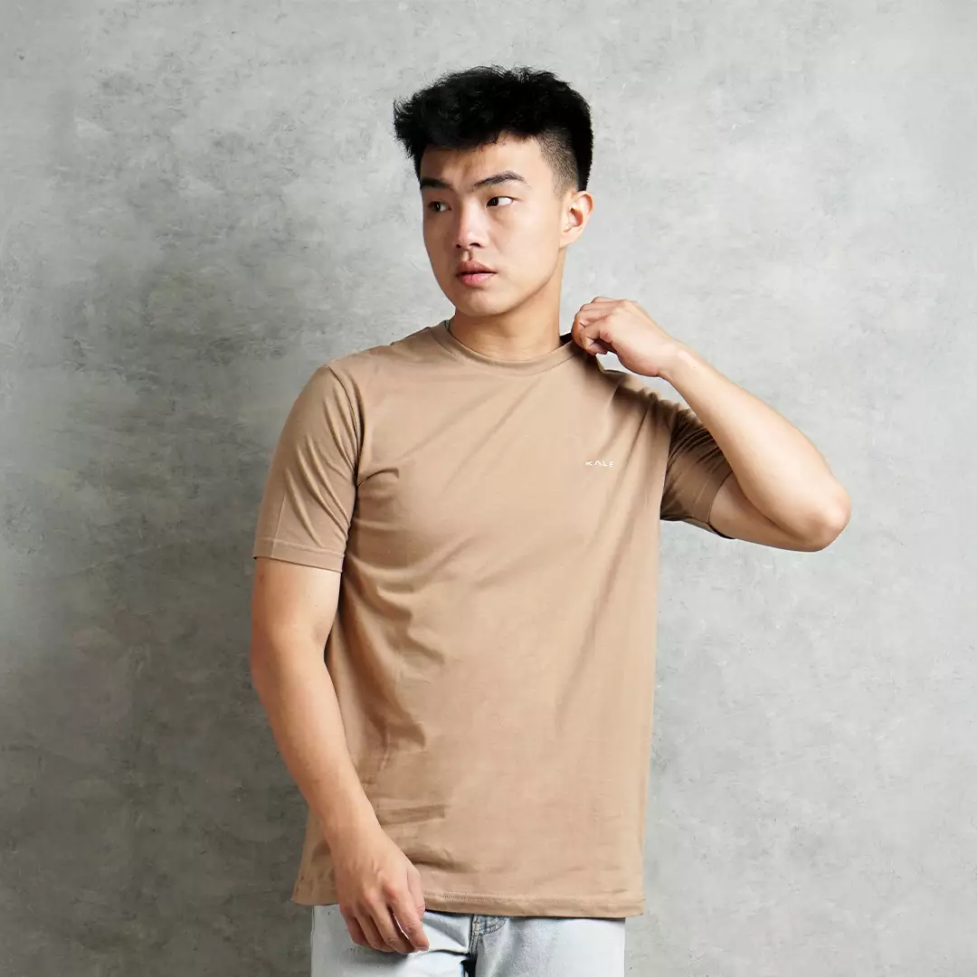 Kale Arion Milky Brown / T-Shirt Pria Lengan Pendek / Unisex