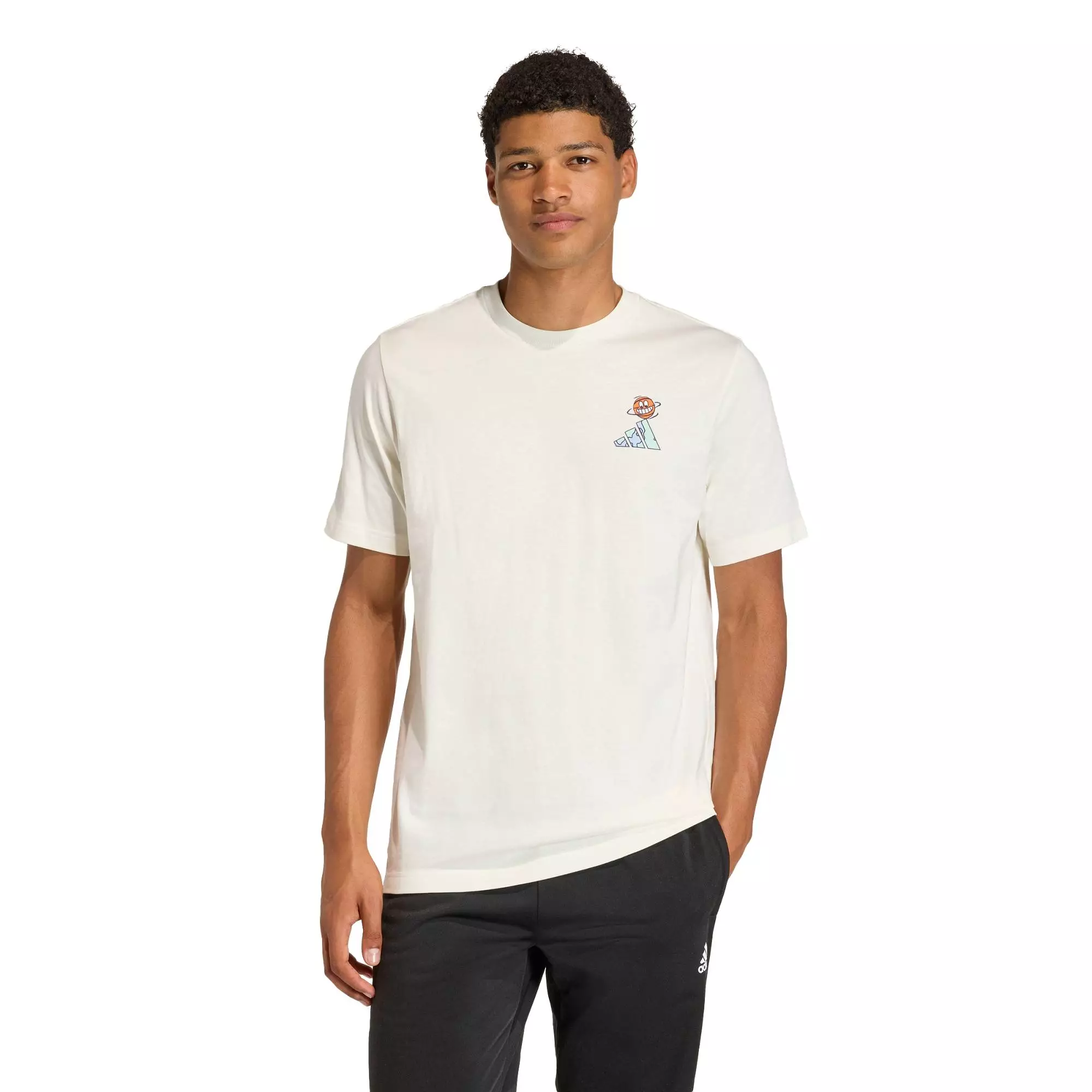Lifestyle EARTH DAY BASKETBALL GRAPHIC T-SHIRT Men White KB4908
