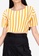 Chictees yellow Nautical Stripe Shirt 09F9DAA6046C49GS_3