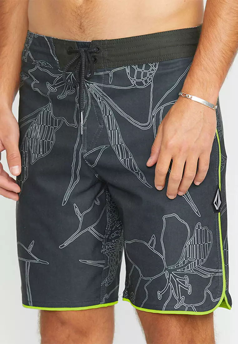MBS MISTER FIB SCLP STONEY 19 BOARDSHORTS STEALTH