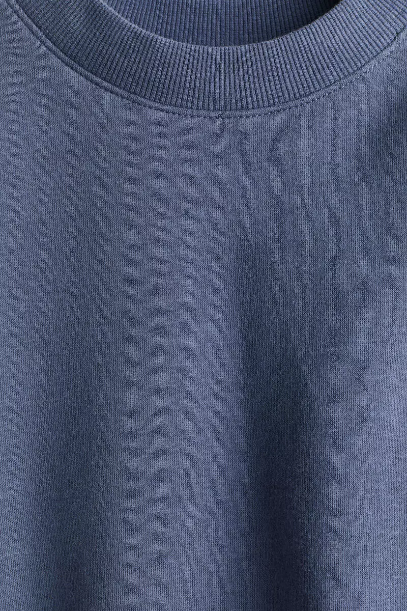 Oversized brushed-inside sweatshirt