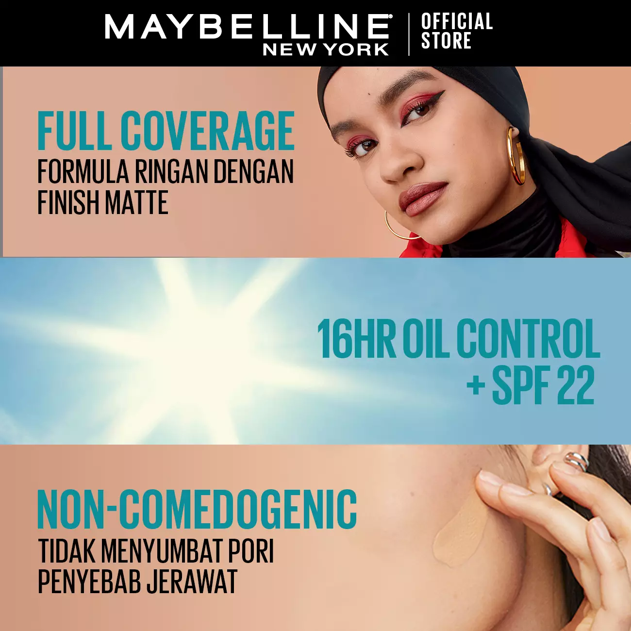 Maybelline Foundation Fit Me Pump Matte Pore-130