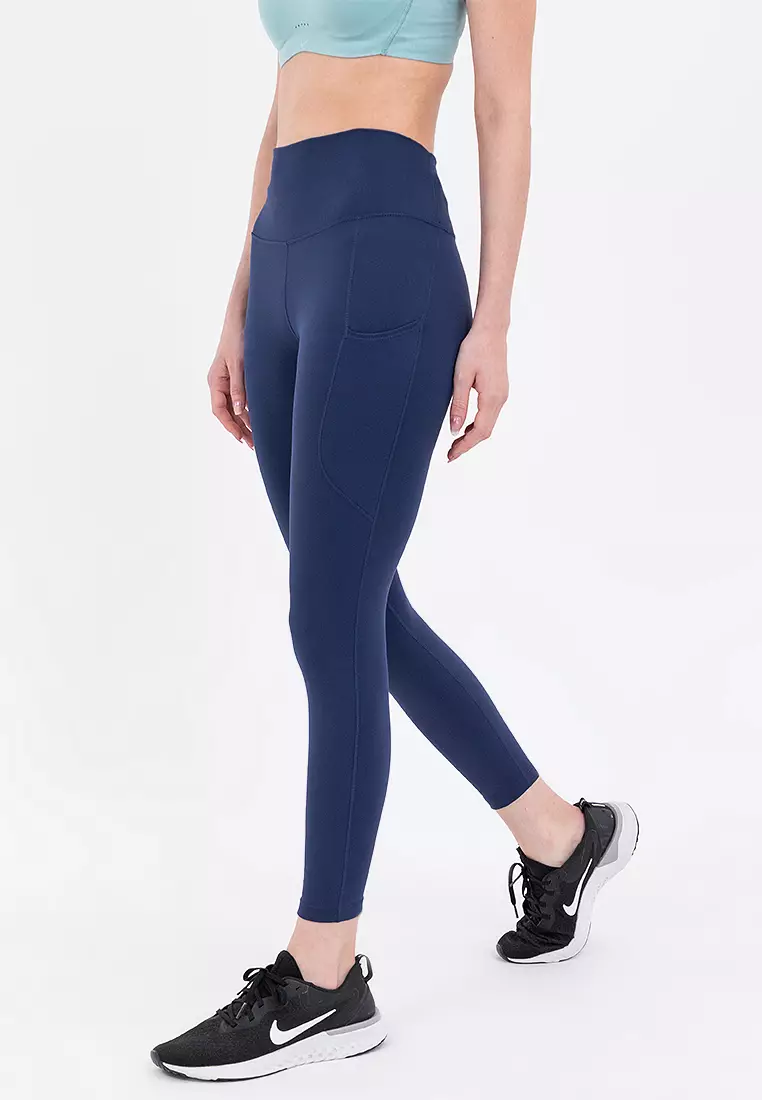 One Women's High-Waisted 7/8 Leggings with Pockets